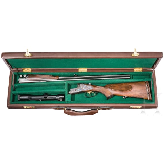A Barth over-and-under combination gun, Vienna