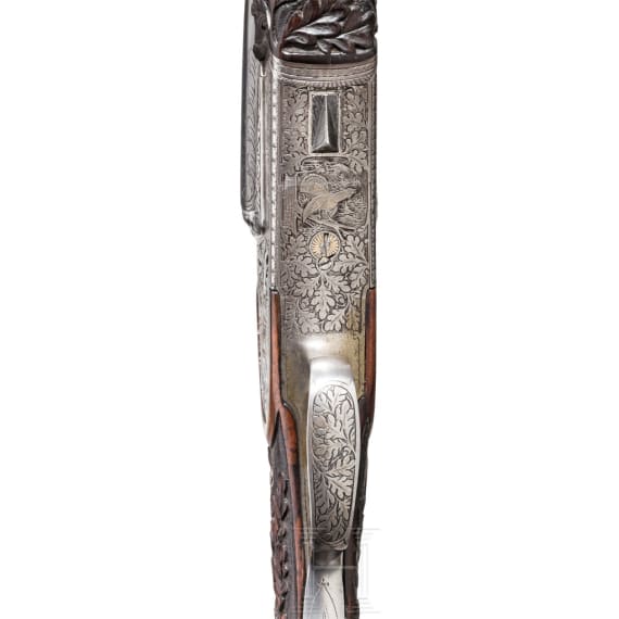 A Just Ferlach over-and-under drilling with interchangeable barrel