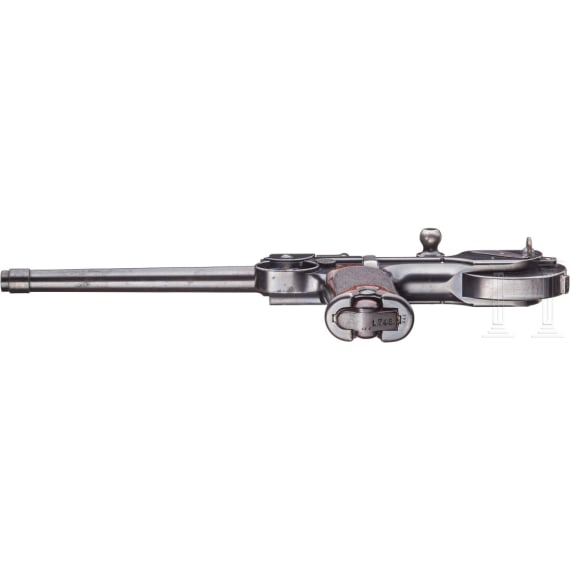 A Borchardt C 93, Loewe Berlin, with shoulder stock, circa 1895