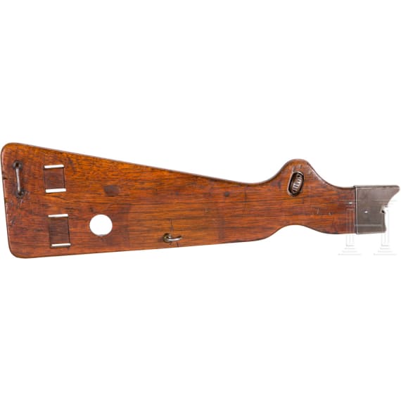 A Borchardt C 93, Loewe Berlin, with shoulder stock, circa 1895