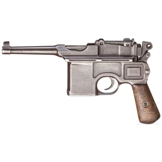 Mauser C 96 Bolo, mit Tasche