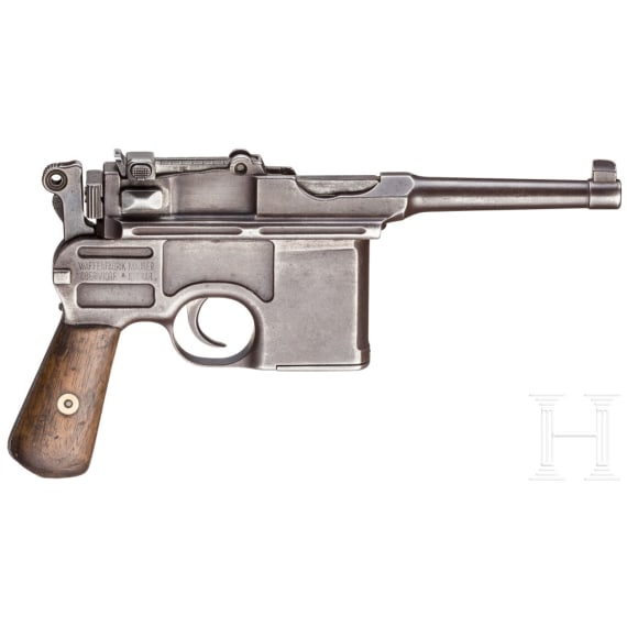 Mauser C 96 Bolo, mit Tasche