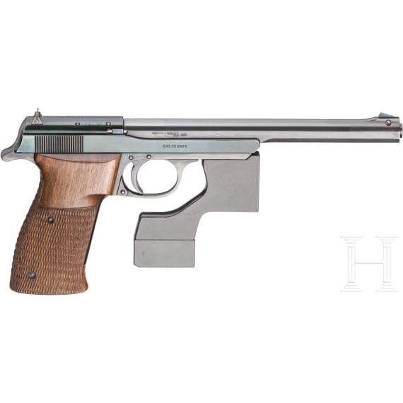 Walther Olympia-Pistole, Nr. 7395, mit Karton und reichhalt. Zubeh&ouml;r