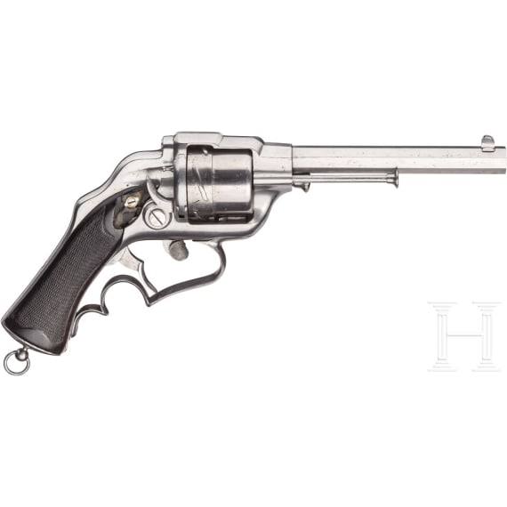 A De Dartein zick-zack revolver, France, circa 1872