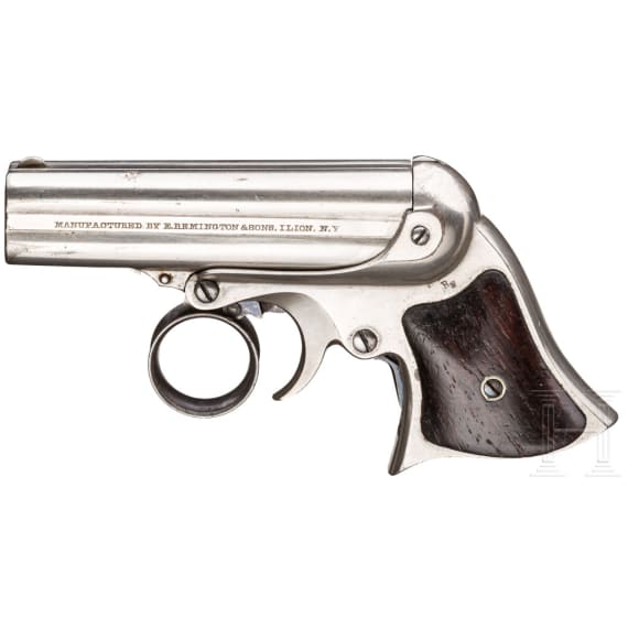 Remington-Elliot Deringer, vernickelt, um 1885