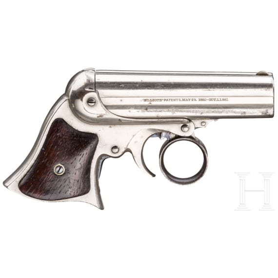 Remington-Elliot Deringer, vernickelt, um 1885