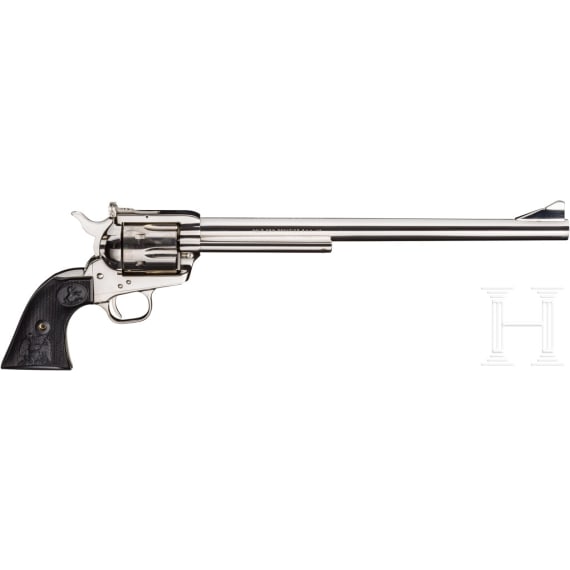Colt New Frontier SAA "Ned Buntline Commemorative", im Schaukasten