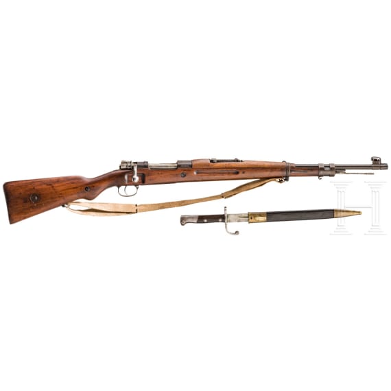 Kurzgewehr Mod. 1908/34, CZ Brno, mit Bajonett