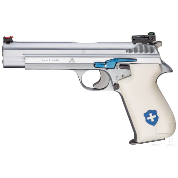 A SIG P210 HTK ("m/49"), 1st batch, in sports edition