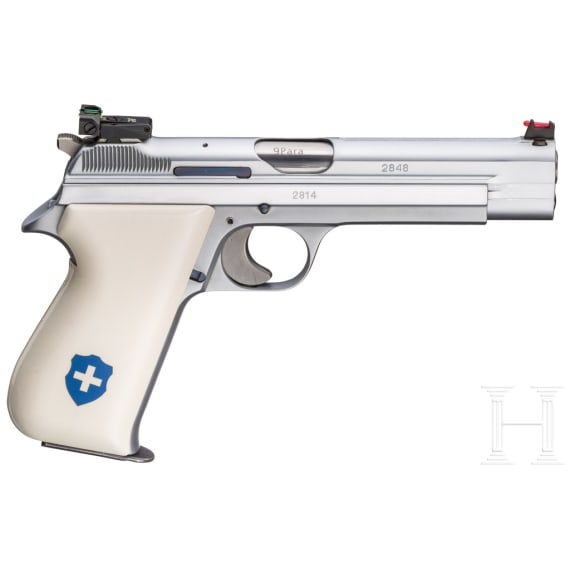 A SIG P210 HTK ("m/49"), 1st batch, in sports edition
