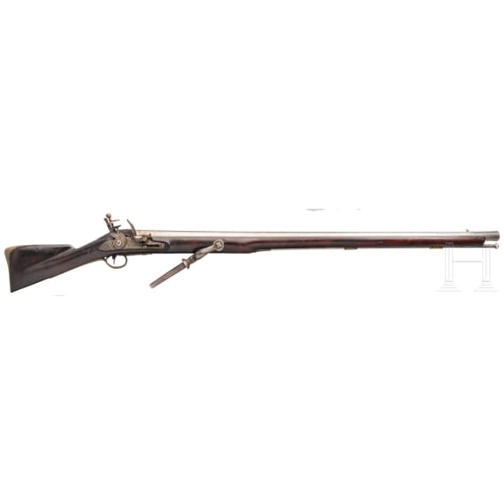 Lange Drehbasse, sog. "swivel gun", datiert 1793