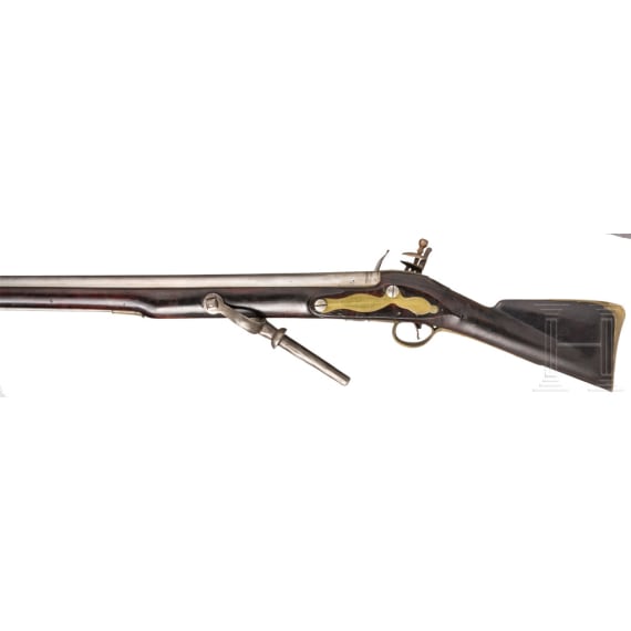 Lange Drehbasse, sog. "swivel gun", datiert 1793
