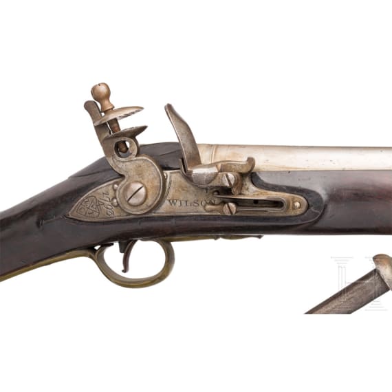 Lange Drehbasse, sog. "swivel gun", datiert 1793