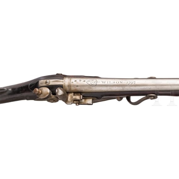 Lange Drehbasse, sog. "swivel gun", datiert 1793