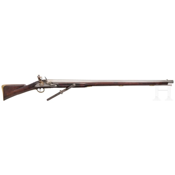 Lange Drehbasse, sog. "swivel gun", datiert 1793