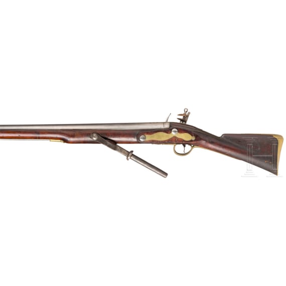 Lange Drehbasse, sog. "swivel gun", datiert 1793