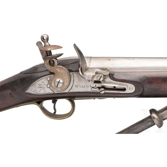 Lange Drehbasse, sog. "swivel gun", datiert 1793