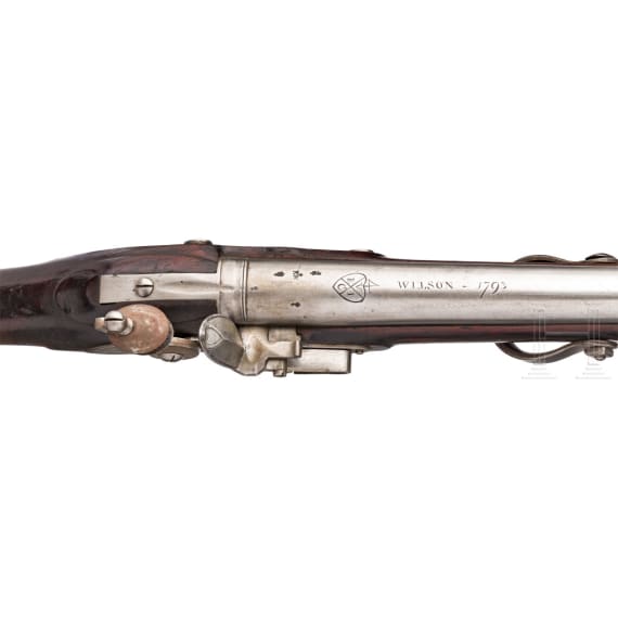 Lange Drehbasse, sog. "swivel gun", datiert 1793