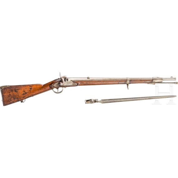 Extra-Korps-Gewehr M 1854, mit Stichbajonett