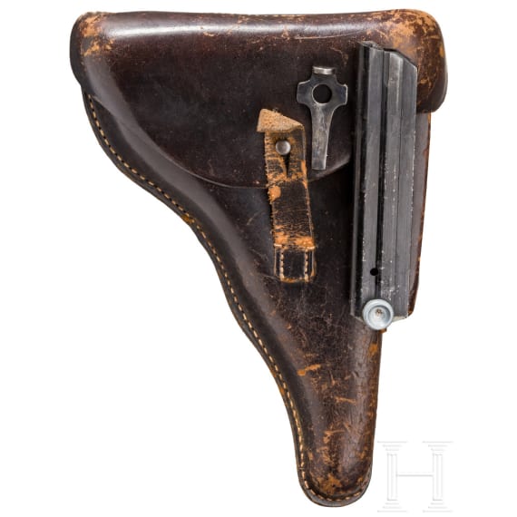 Pistole 08, DWM, mit Tasche