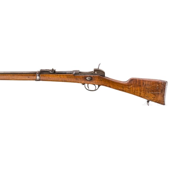 Gewehr Werder M 1869 aptiert, mit Jatagan-Seitengewehr M/69