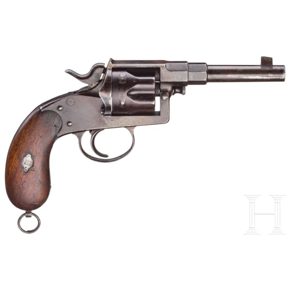 Reichsrevolver Mod. 1883, Erfurt, mit Tasche