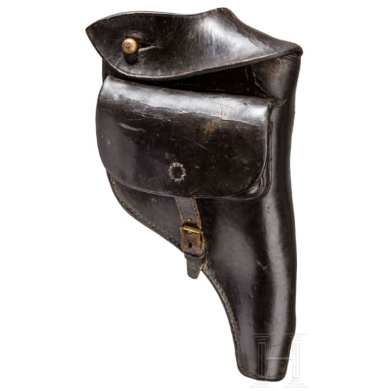 Reichsrevolver Mod. 1883, Erfurt, mit Tasche