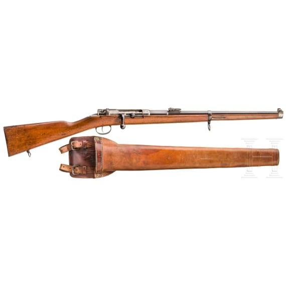 Karabiner M 1871, V.C. Schilling Suhl, mit Futteral