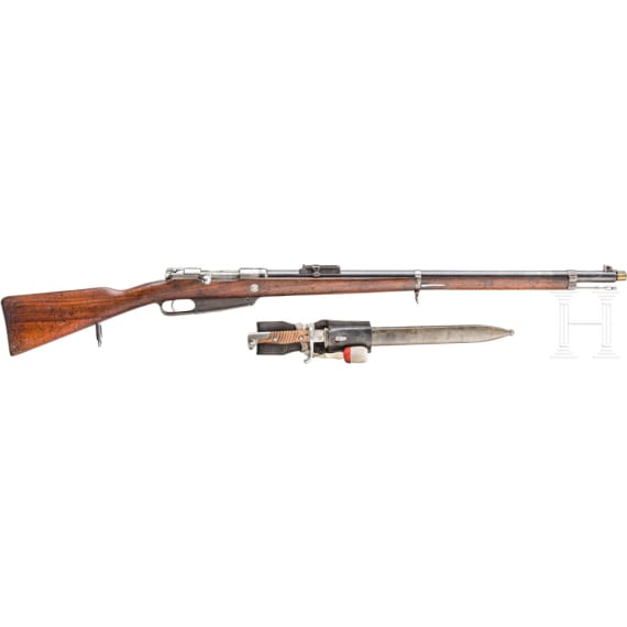 Gewehr 88/05, Loewe Berlin, mit Bajonett