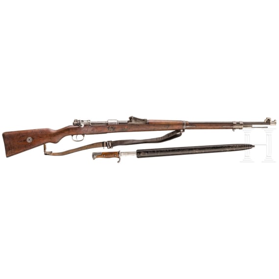 Gewehr 98, Spandau 1902, mit Bajonett
