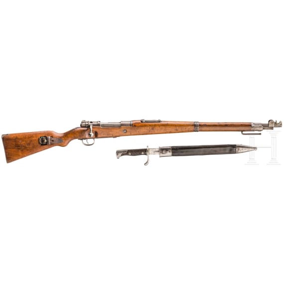 Karabiner 98a, Erfurt 1914, mit Bajonett