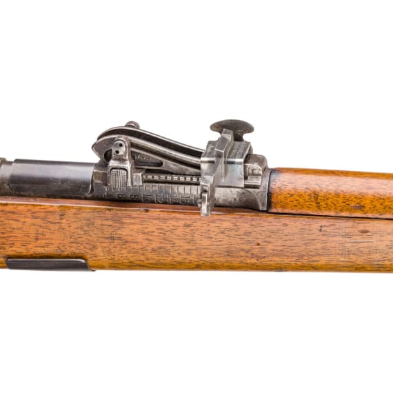 Gewehr 98, Waffenwerke Oberspree-Kornbusch 1916, mit Fliegervisier, Schlosssch&uuml;tzer und Ansteckmagazin