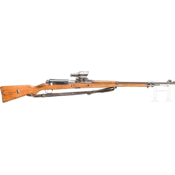 Gewehr 98, C.G. Haenel, Suhl, 1917, mit Zeiss-Glasvisier 16 und Schlosssch&uuml;tzer