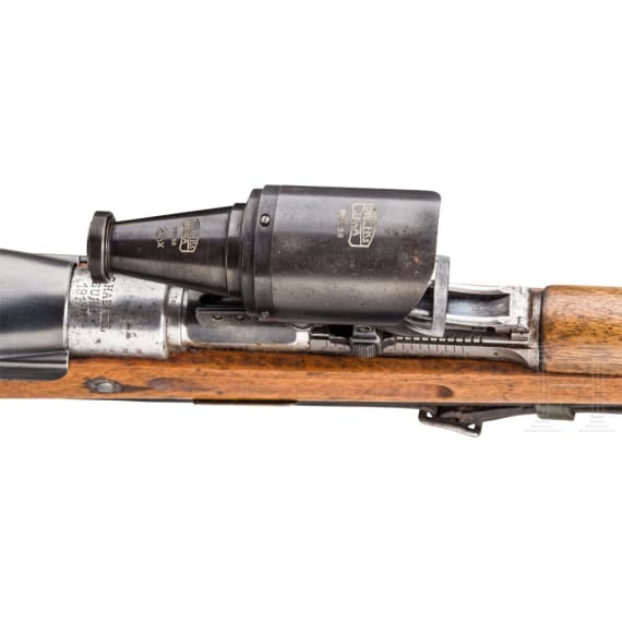Gewehr 98, C.G. Haenel, Suhl, 1917, mit Zeiss-Glasvisier 16 und Schlosssch&uuml;tzer
