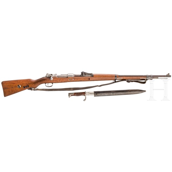 Gewehr 98, Amberg 1918, EWB, mit Bajonett