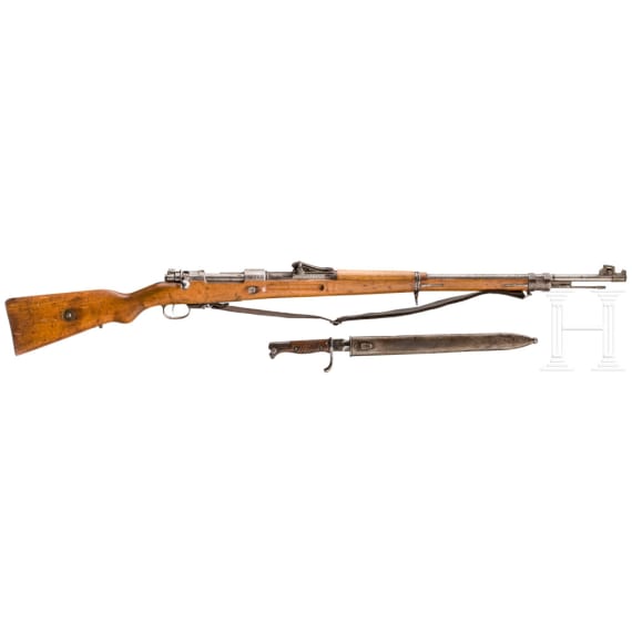 Gewehr 98, Spandau / Dresden, sog. Sterngewehr, mit Seitengewehr