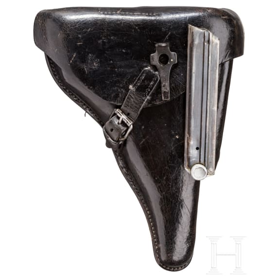 Pistole 08, Mauser, Code "1939 - S/42", mit Tasche