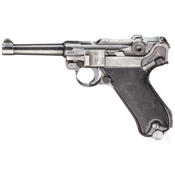 Pistole 08, Mauser, Code "41 - 42", mit Tasche