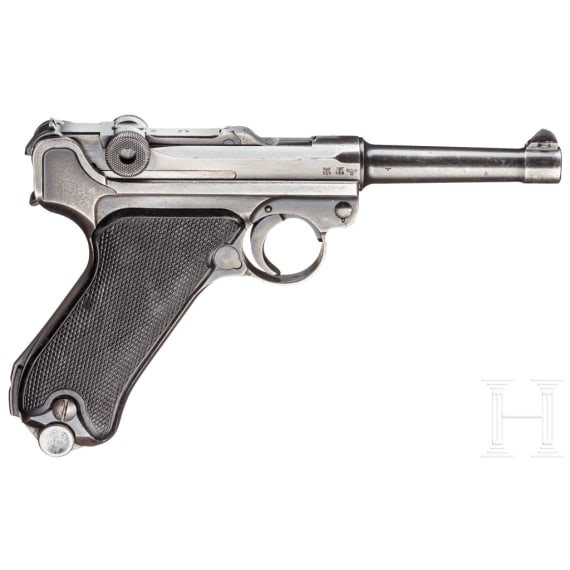 Pistole 08, Mauser, Code "41 - 42", mit Tasche