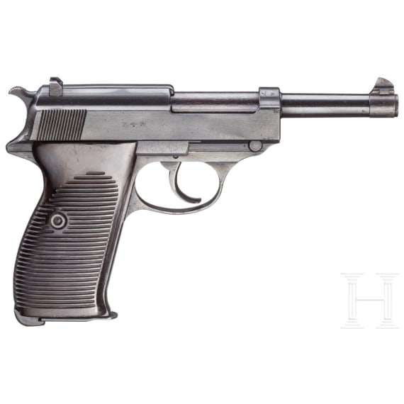 Mauser P 38, Code "byf - 43", mit Tasche