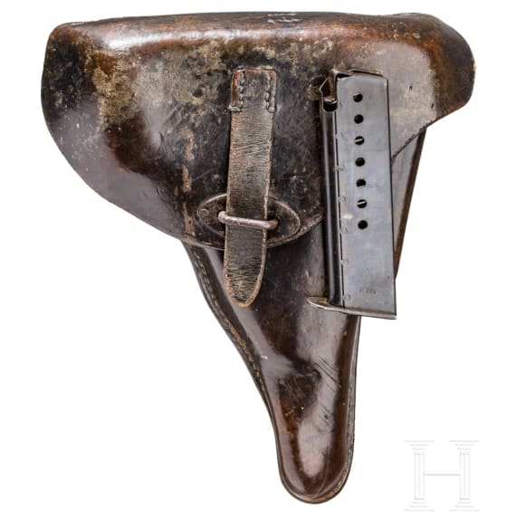 Mauser P 38, Code "byf - 43", mit Tasche