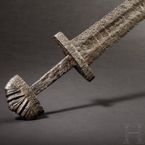 Bedeutendes Wikinger-Schwert mit INGELRI-Klinge, Nordeuropa, 10. Jhdt.