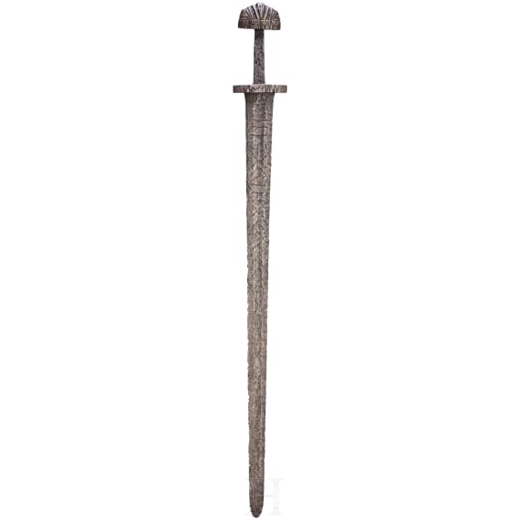 A significant northern European Viking sword with INGELRI blade, 10th century