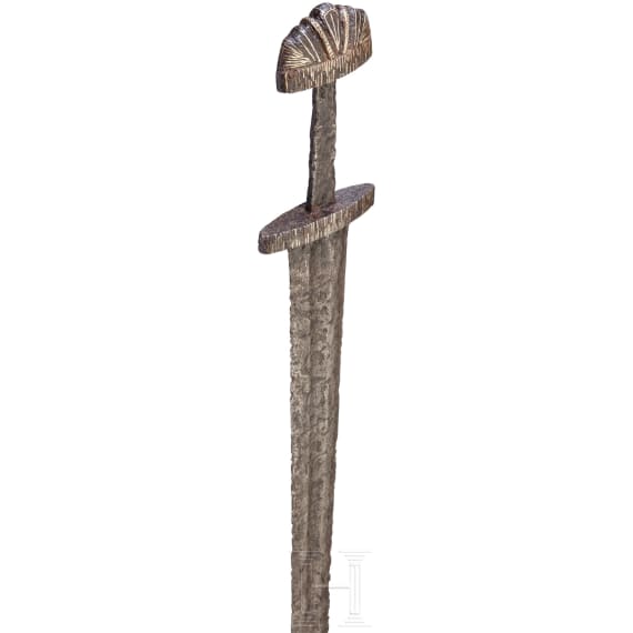 Bedeutendes Wikinger-Schwert mit INGELRI-Klinge, Nordeuropa, 10. Jhdt.