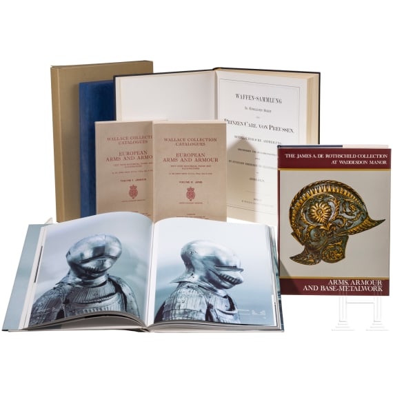 Four catalogues on important weapon collections