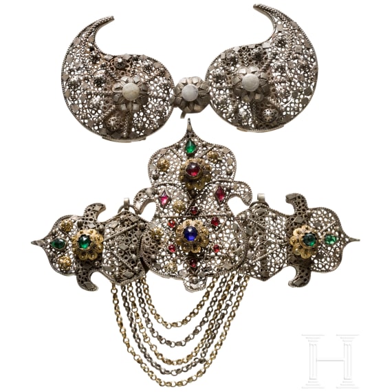 Two belt buckles, Bosnia and Serbia, 19th century