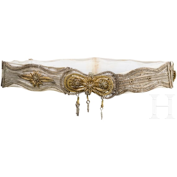 A filigrane belt, Kosovo, 20th century