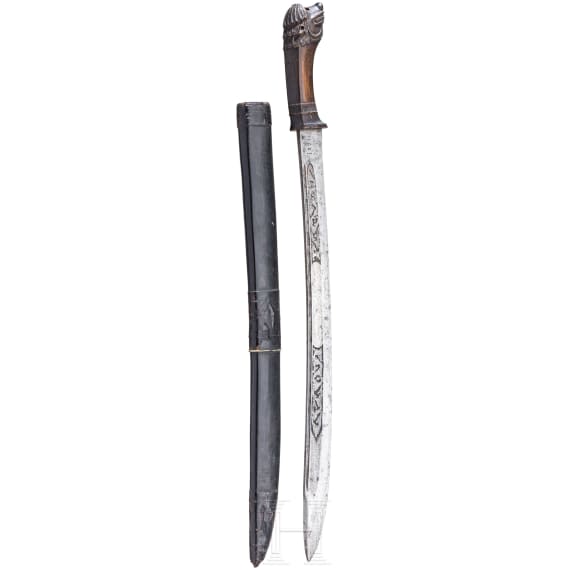 An Indonesian dagger, dated 1891