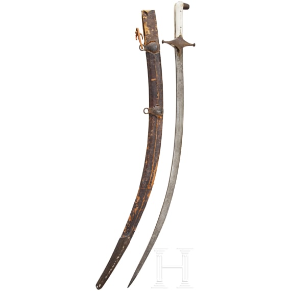 A shamshir from Ottoman Syria, 19th century