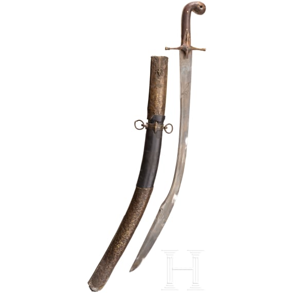 An Ottoman kilic with older blade, 20th century
